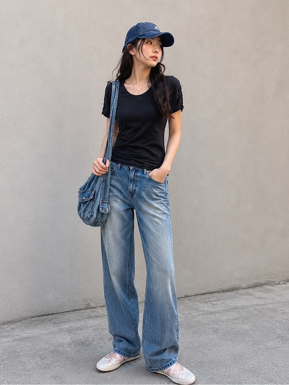 Levi’s Basic Ruffle Sleeve top